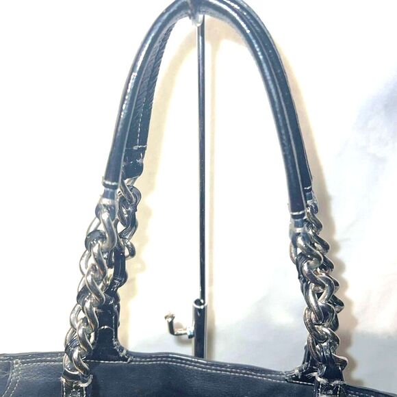 Coach Madison Tribeca East West Black Pebbled Leather Bag # 14111  - EUC - Picture 7 of 10